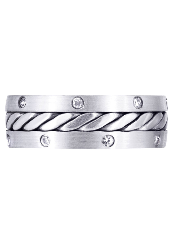 Diamond Mens Wedding Band | 0.24 Carats (Dillon)