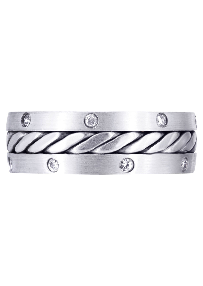 Diamond Mens Wedding Band | 0.24 Carats (Dillon)