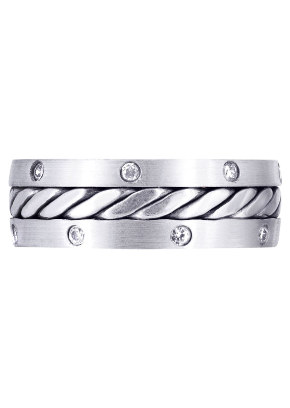 Diamond Mens Wedding Band | 0.24 Carats (Dillon)