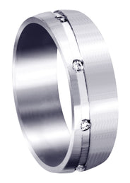 Diamond Mens Wedding Band | 0.16 Carats (Jamison)