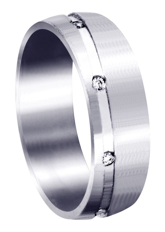 Diamond Mens Wedding Band | 0.16 Carats (Jamison)
