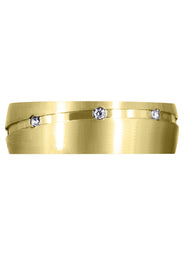 Yellow Gold Diamond Mens Wedding Band | 0.16 Carats (Jamison)