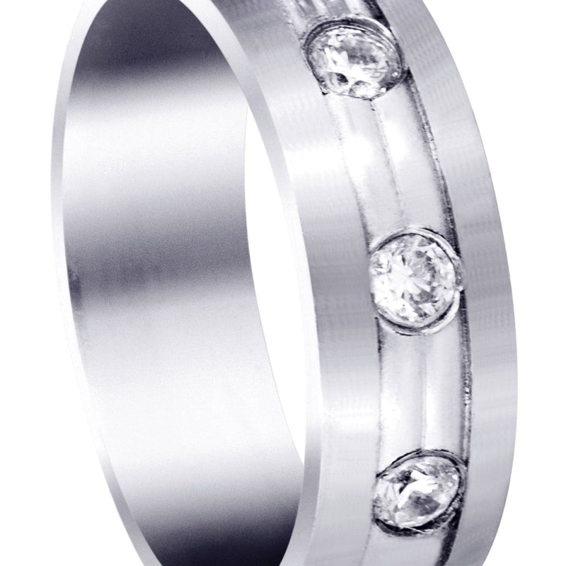 Diamond Mens Wedding Band | 0.36 Carats (Brennan)