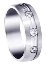 Diamond Mens Wedding Band | 0.36 Carats (Brennan)