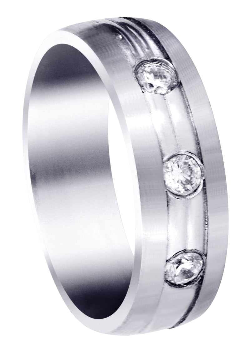 Diamond Mens Wedding Band | 0.36 Carats (Brennan)