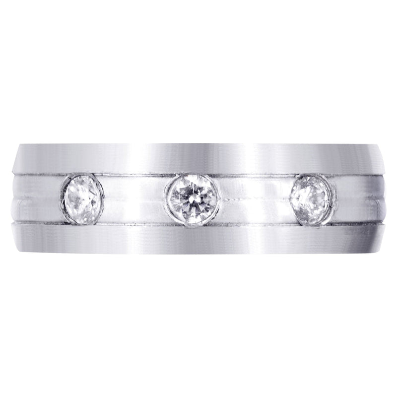 Diamond Mens Wedding Band | 0.36 Carats (Brennan)