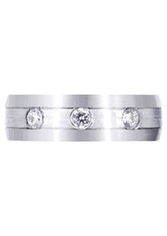 Diamond Mens Wedding Band | 0.36 Carats (Brennan)