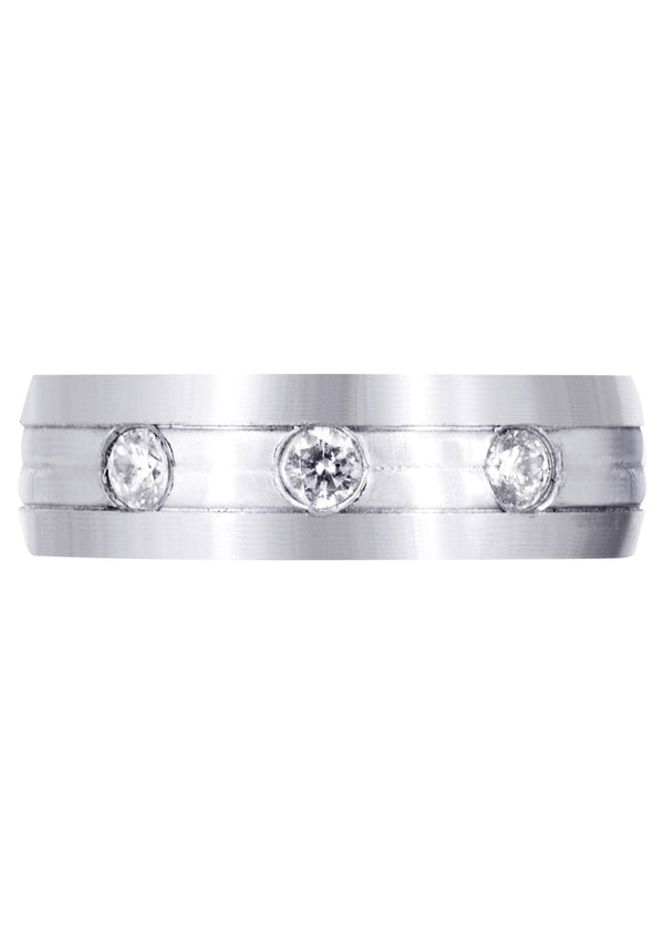 Diamond Mens Wedding Band | 0.36 Carats (Brennan)