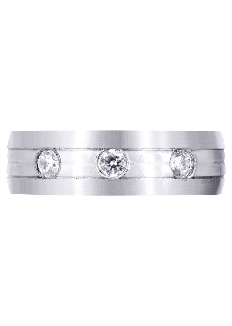 Diamond Mens Wedding Band | 0.36 Carats (Brennan)