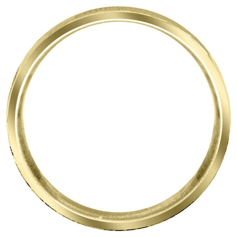 Yellow Gold Diamond Mens Wedding Band | 0.36 Carats (Brennan)
