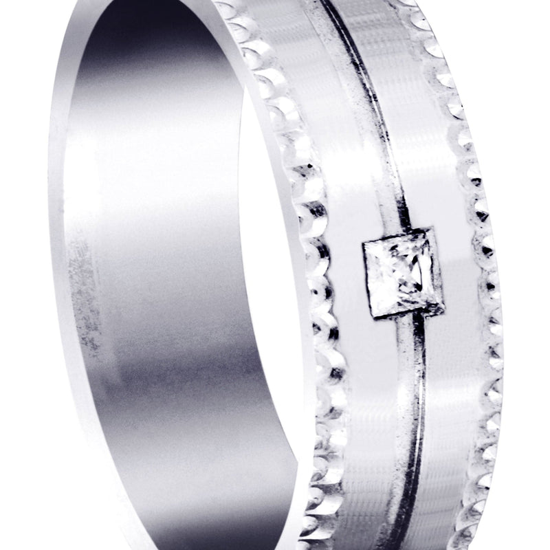 Diamond Mens Wedding Band | 0.1 Carats (Odin)