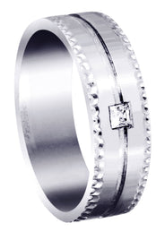 Diamond Mens Wedding Band | 0.1 Carats (Odin)