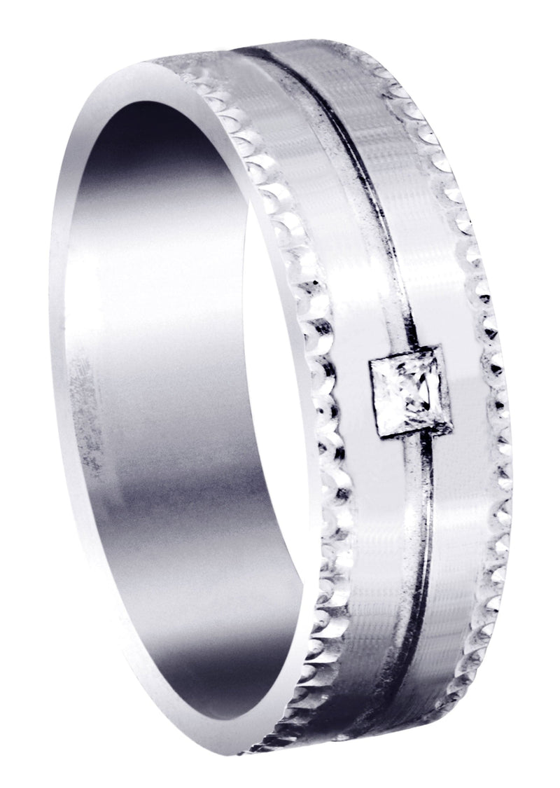 Diamond Mens Wedding Band | 0.1 Carats (Odin)