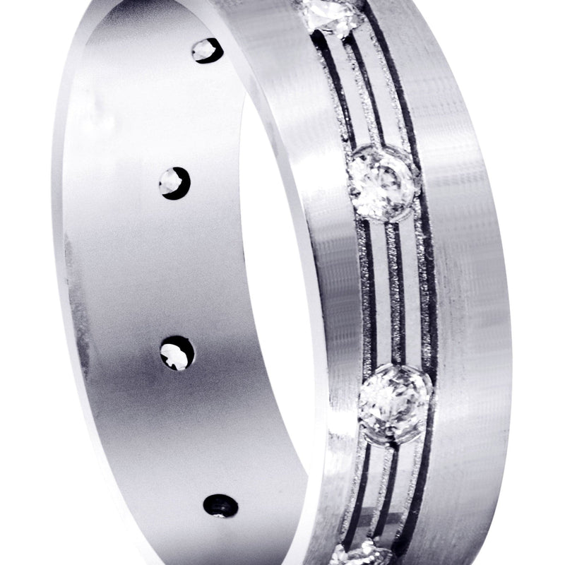 Diamond Mens Wedding Band | 0.5 Carats (Hendrix)