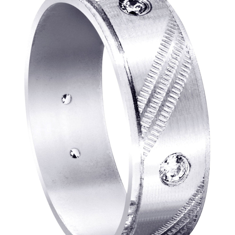 Diamond Mens Wedding Band | 0.25 Carats (Raul)