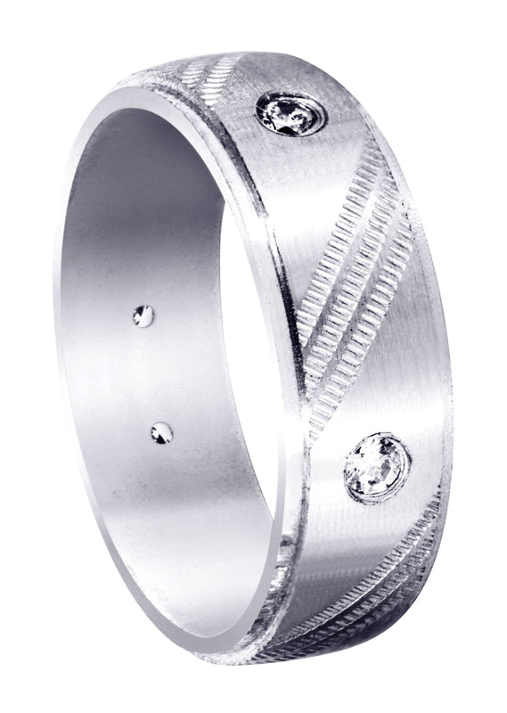 Diamond Mens Wedding Band | 0.25 Carats (Raul)
