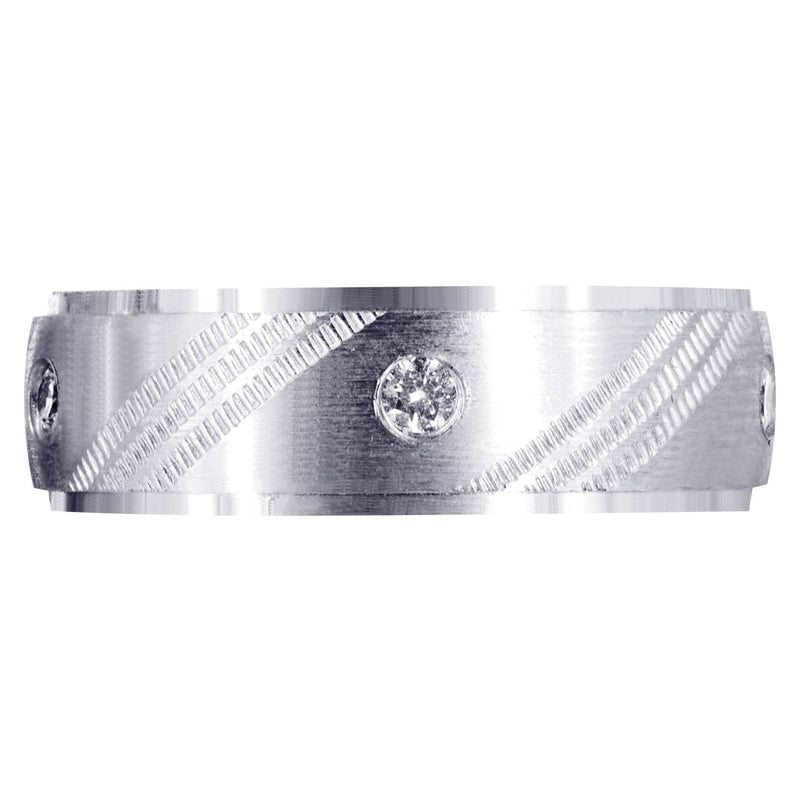 Diamond Mens Wedding Band | 0.25 Carats (Raul)