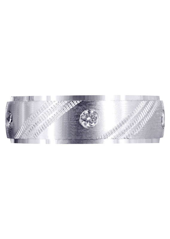 Diamond Mens Wedding Band | 0.25 Carats (Raul)