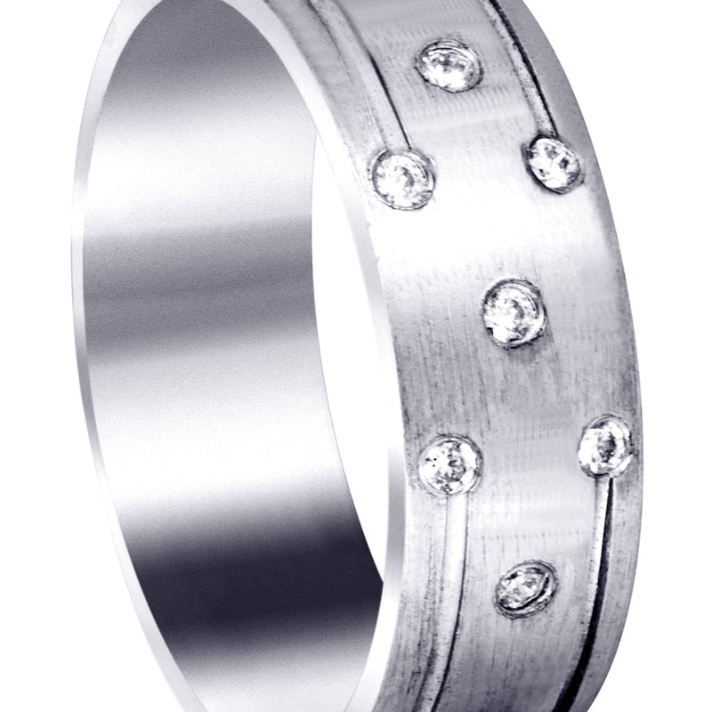 Diamond Mens Wedding Band | 0.11 Carats (Donald)