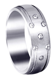Diamond Mens Wedding Band | 0.11 Carats (Donald)