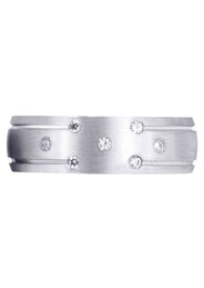 Diamond Mens Wedding Band | 0.11 Carats (Donald)