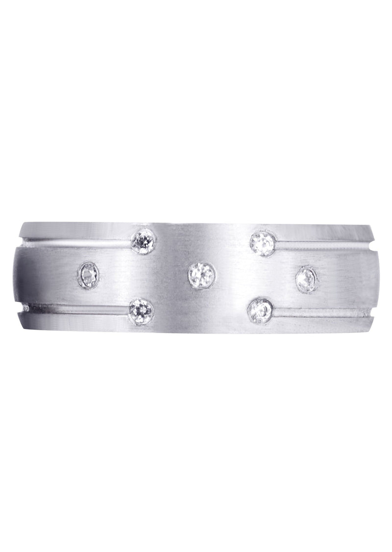 Diamond Mens Wedding Band | 0.11 Carats (Donald)