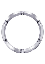 Diamond Mens Wedding Band | 0.84 Carats | Satin Finish (Anderson)