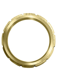 Yellow Gold Diamond Mens Wedding Band | 0.6 Carats | Satin Finish (Trevor)