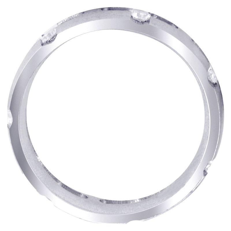 Diamond Mens Wedding Band | 0.7 Carats | Satin Finish (Phoenix)