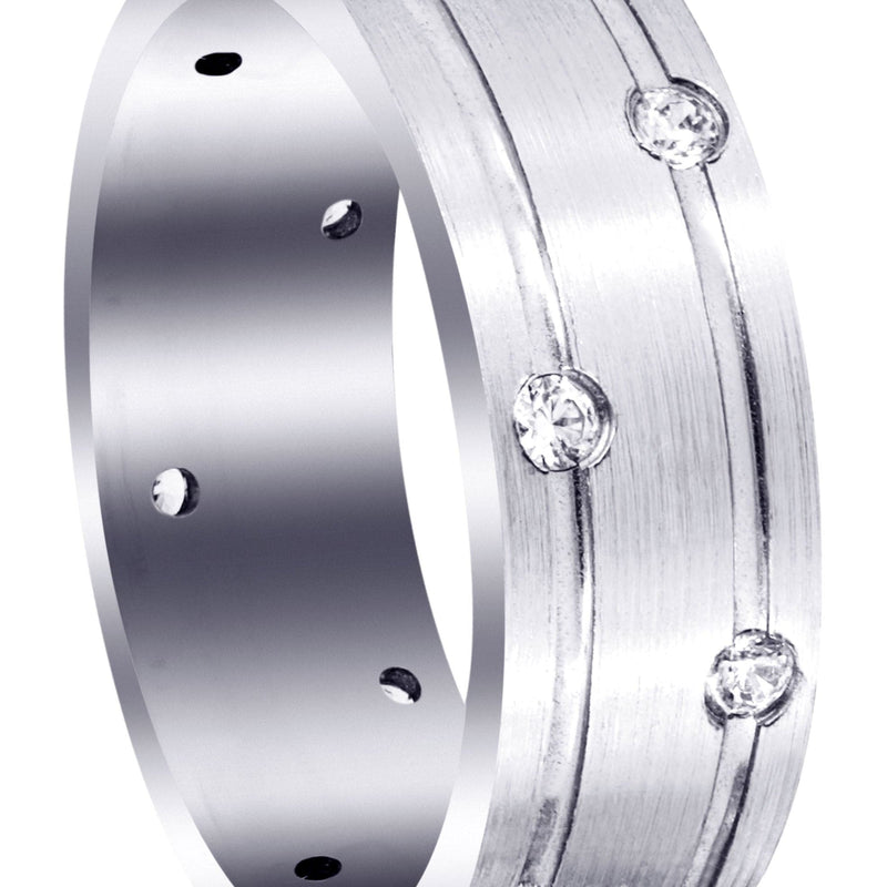 Diamond Mens Wedding Band | 0.36 Carats (Albert)
