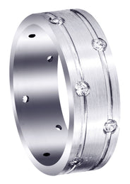 Diamond Mens Wedding Band | 0.36 Carats (Albert)