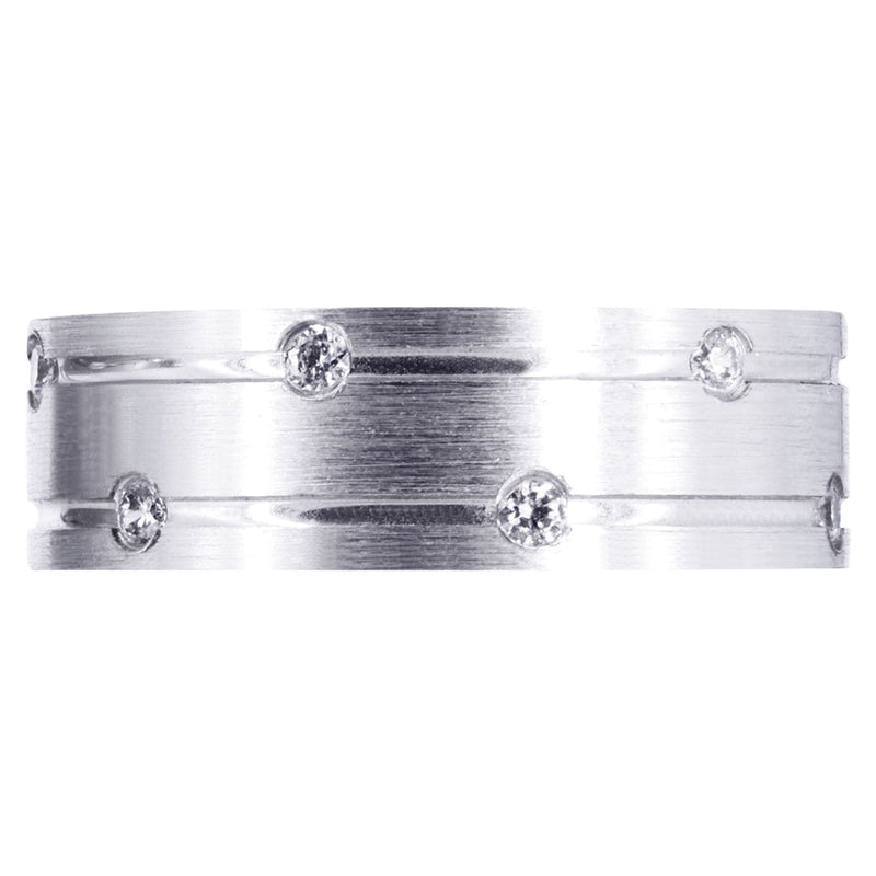 Diamond Mens Wedding Band | 0.36 Carats (Albert)