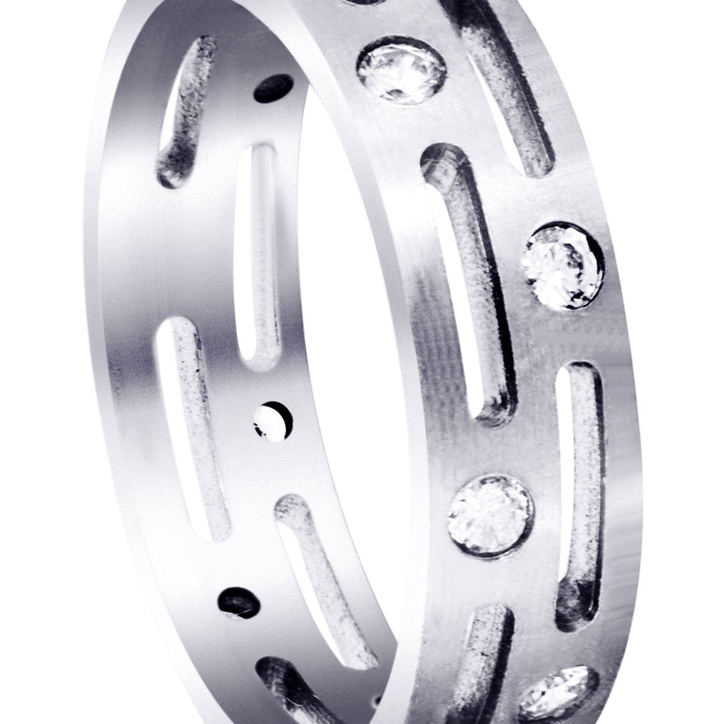 Unique Mens Wedding Band | 0.6 Carats (Lawson)