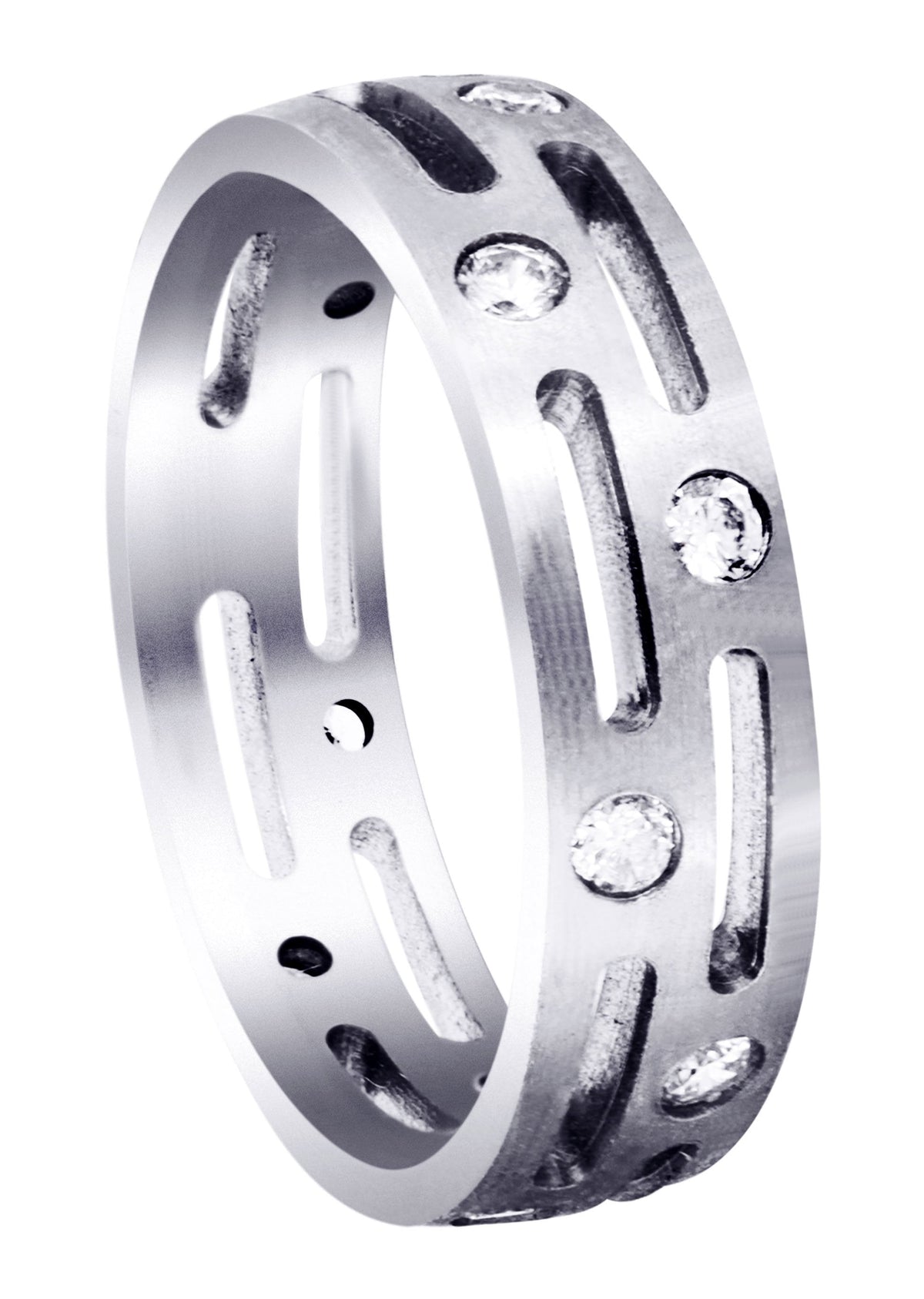 Unique Mens Wedding Band | 0.6 Carats (Lawson)