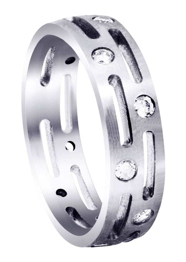Unique Mens Wedding Band | 0.6 Carats (Lawson)