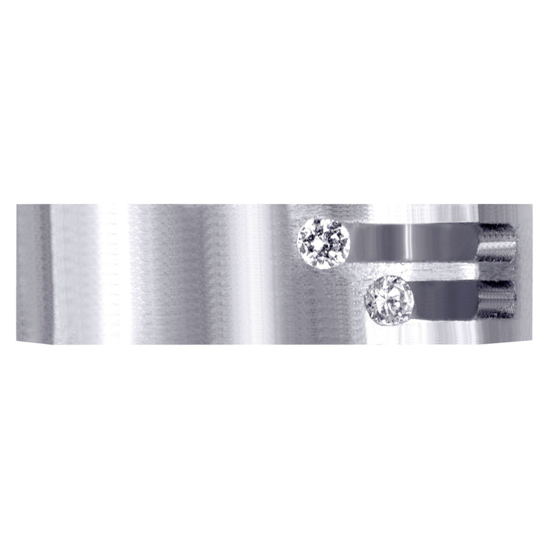 Diamond Unique Mens Wedding Band | 0.08 Carats (Maximilian)