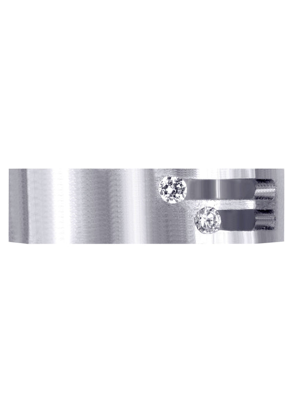 Diamond Unique Mens Wedding Band | 0.08 Carats (Maximilian)