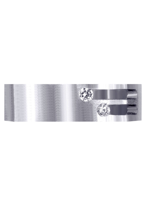 Diamond Unique Mens Wedding Band | 0.08 Carats (Maximilian)