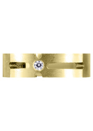 Yellow Gold Diamond Mens Engagement Ring | 0.05 Carats (Kayson)