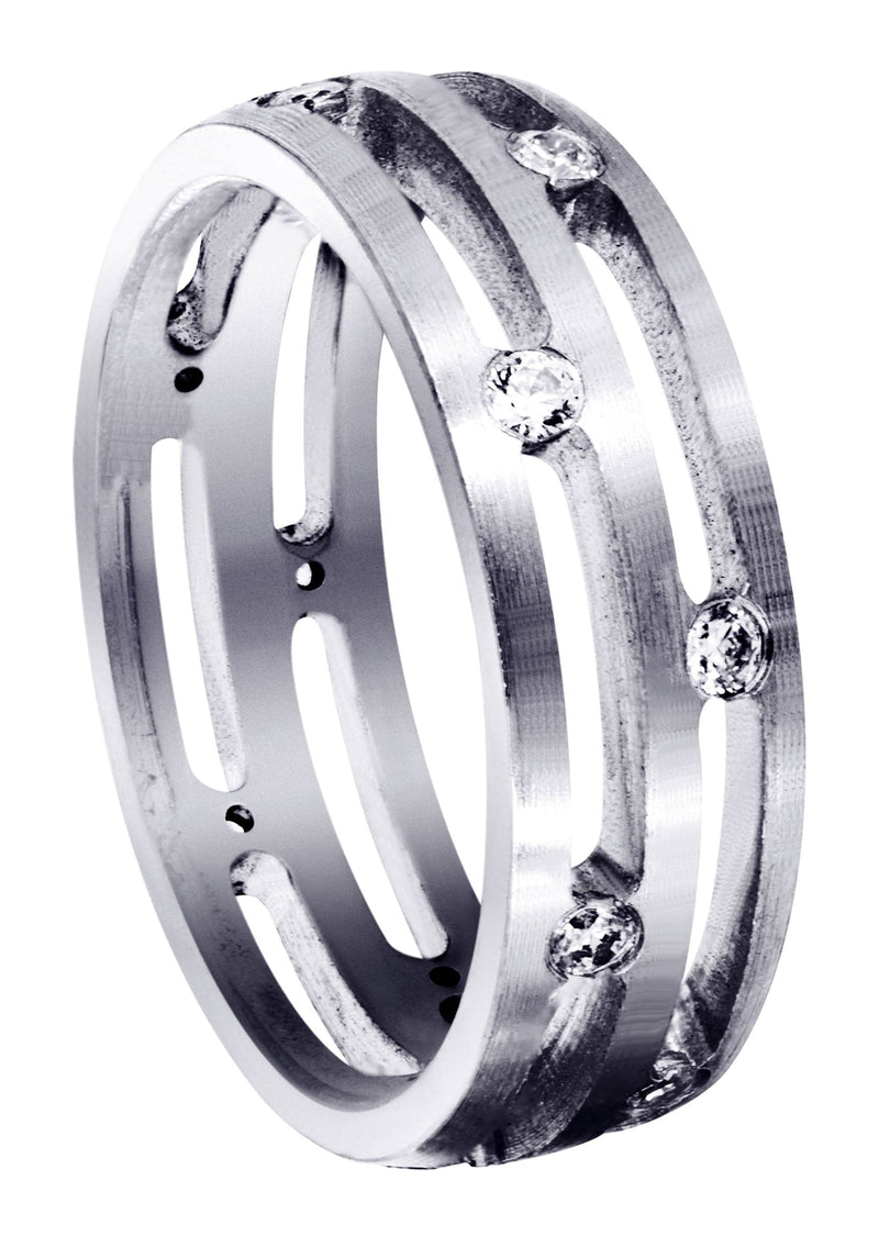 Diamond Mens Wedding Band | 0.6 Carats (Ibrahim)
