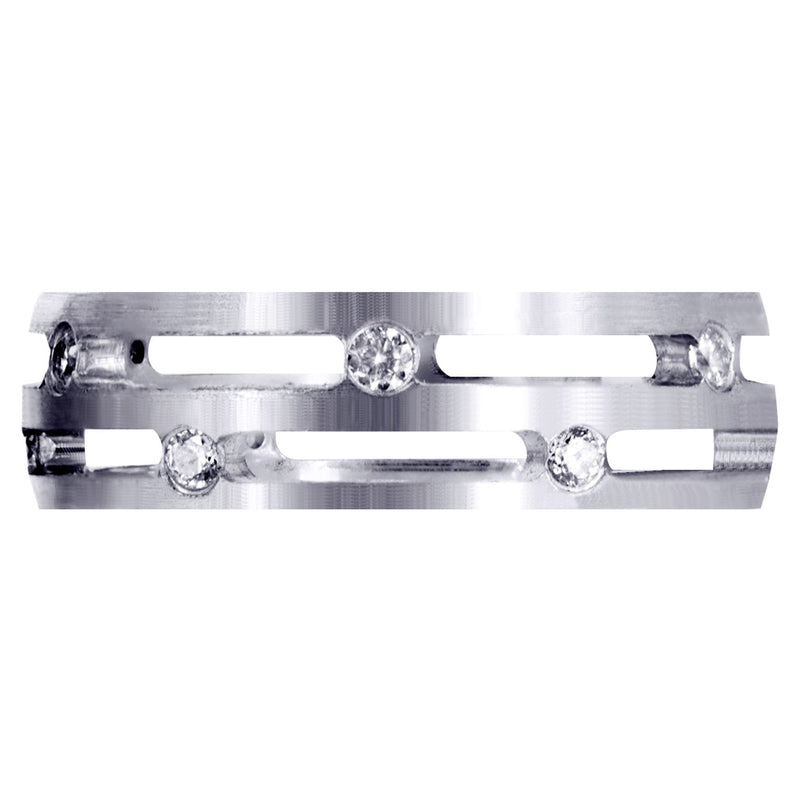 Diamond Mens Wedding Band | 0.6 Carats (Ibrahim)