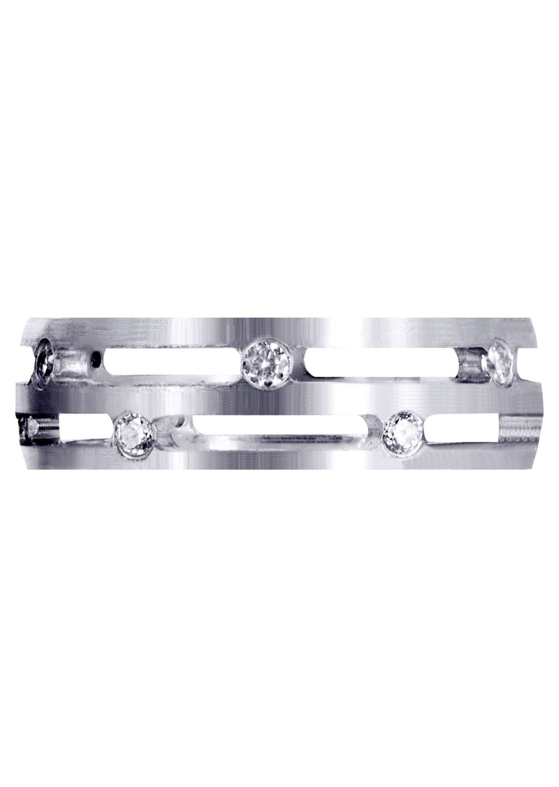 Diamond Mens Wedding Band | 0.6 Carats (Ibrahim)