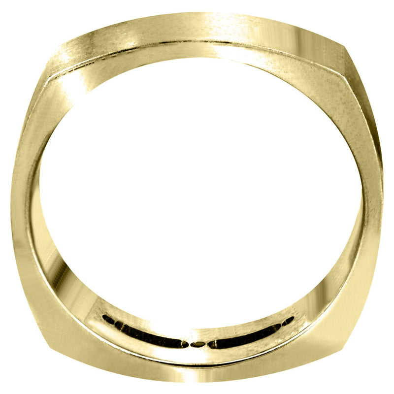 Yellow Gold Diamond Mens Wedding Band | 0.15 Carats (Philip)