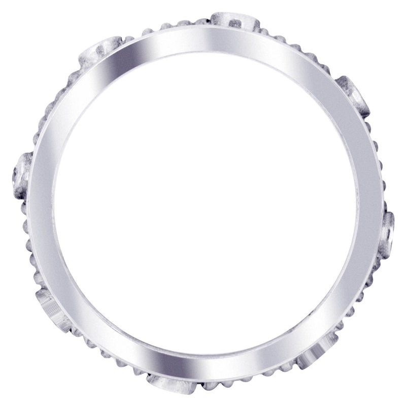 Diamond Mens Wedding Band | 0.24 Carats | Sand Blast Finish (Johnathan)