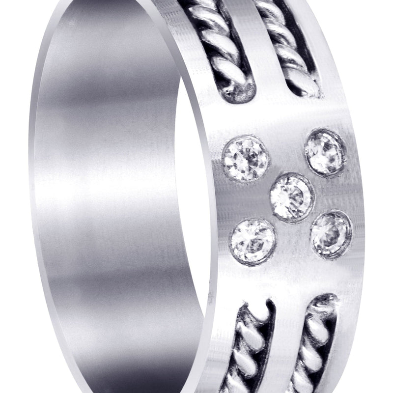 Diamond Mens Wedding Band | 0.15 Carats (Jonas)