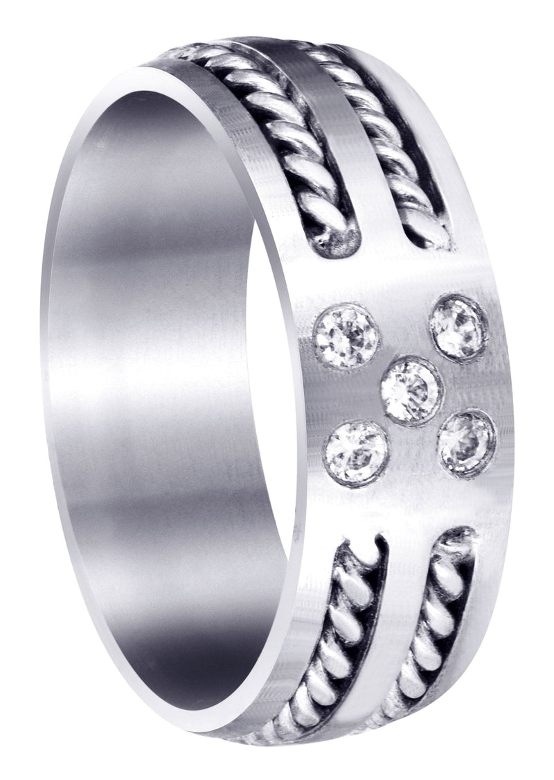 Diamond Mens Wedding Band | 0.15 Carats (Jonas)