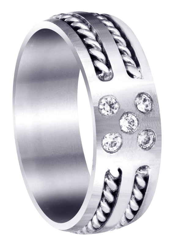 Diamond Mens Wedding Band | 0.15 Carats (Jonas)