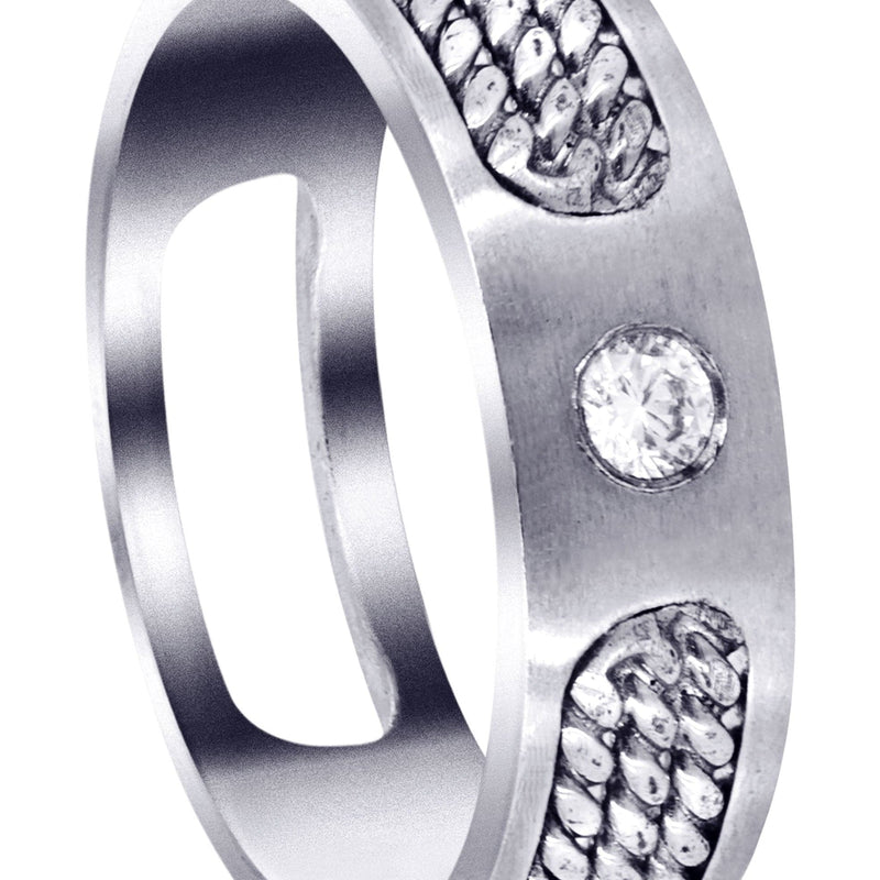 Diamond Mens Engagement Ring | 0.1 Carats (Damon)