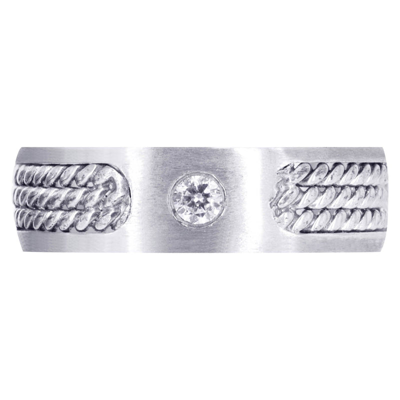 Diamond Mens Engagement Ring | 0.1 Carats (Damon)