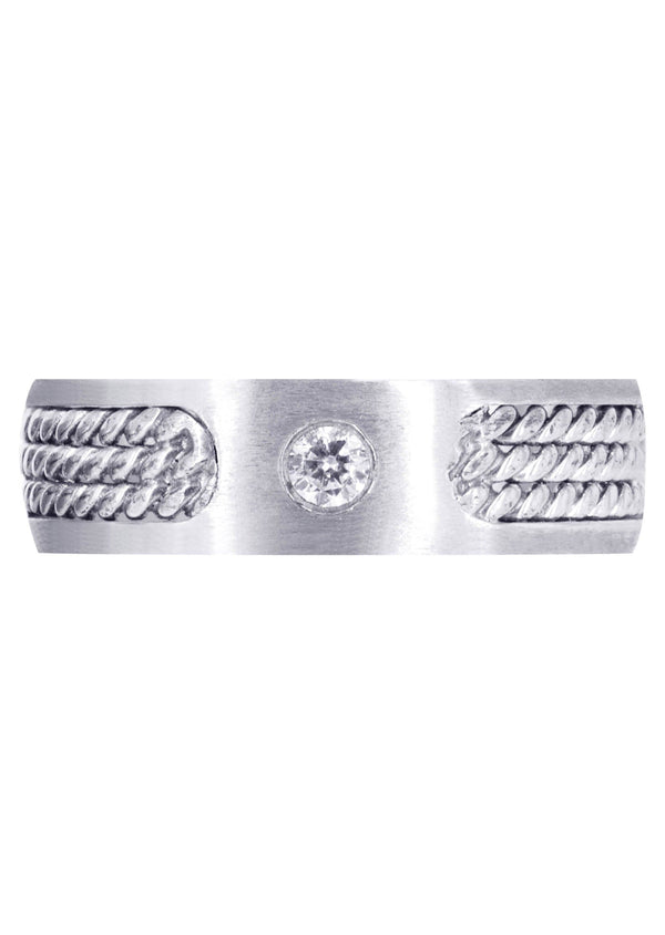 Diamond Mens Engagement Ring | 0.1 Carats (Damon)